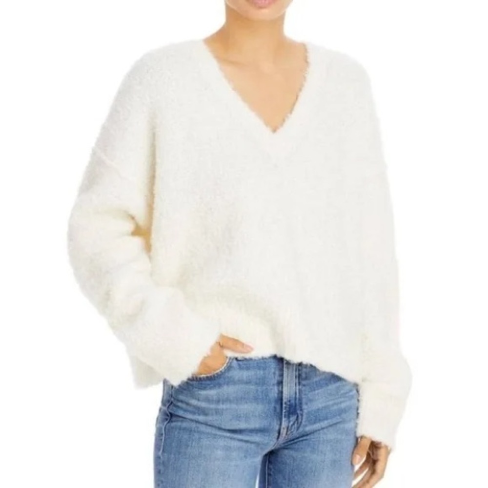 French Connection V Neck Oversized Sweater